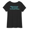 Women’s Fitted V-Neck T-Shirt | "End Sexual Violence" - Image 2