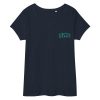 Women’s Fitted V-Neck T-Shirt | "End Sexual Violence" - Image 3